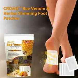 CROAIE™ Bee Venom & Herbal Slimming Foot Patches for Lymphatic Support and Blood Sugar Balance